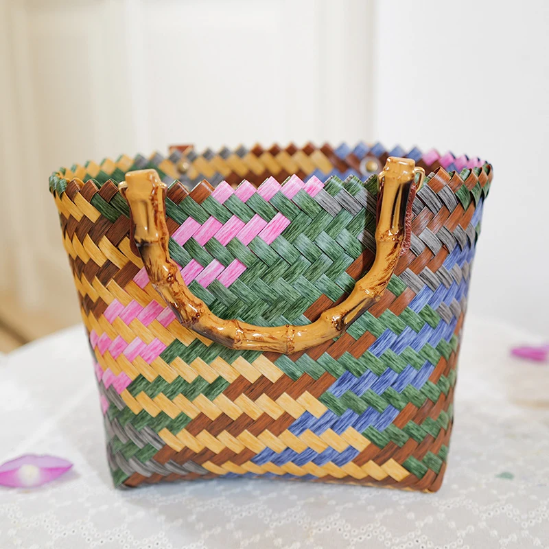 Handgewebte Strandtasche Skanto