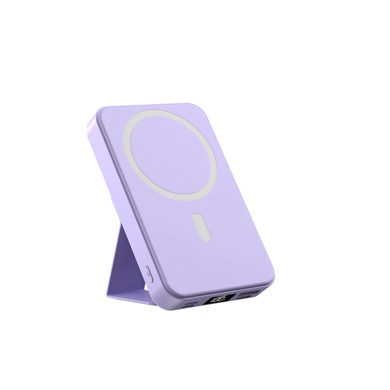 Tragbare kabellose Powerbank mit integrierten USB-Kabeln Skanto