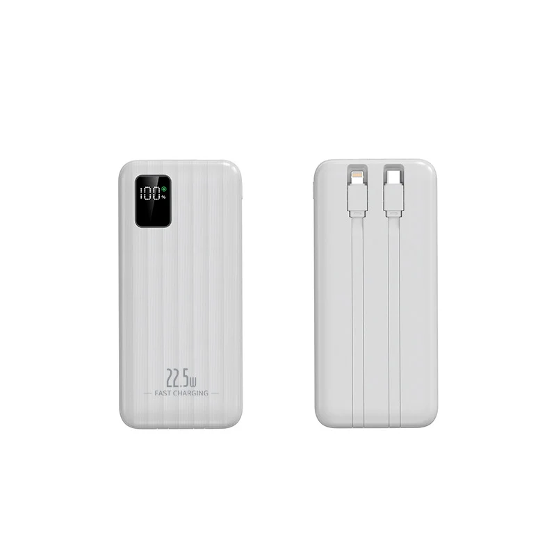 Tragbare Powerbank mit Schnellladefunktion und LED-Anzeige Skanto