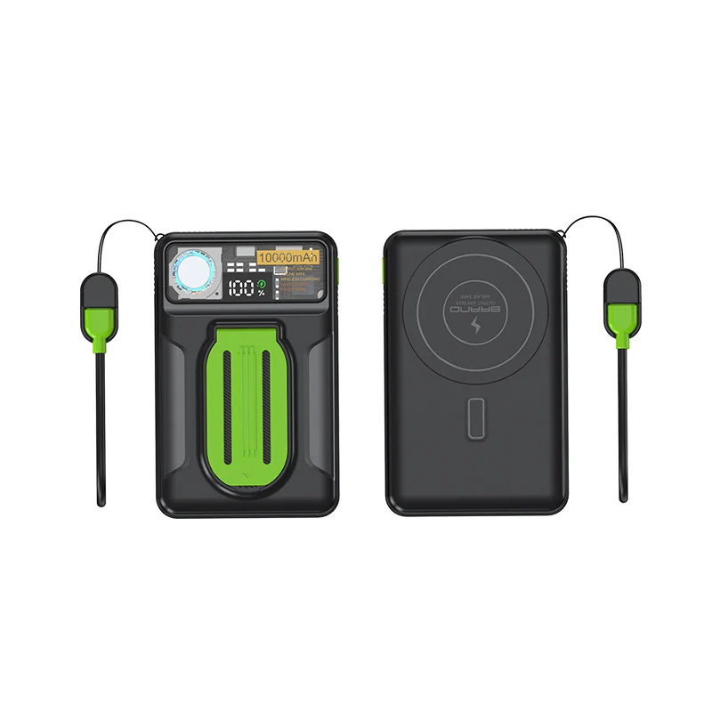 Multifunktionale Powerbank mit LED-Display und Schnellladung Skanto
