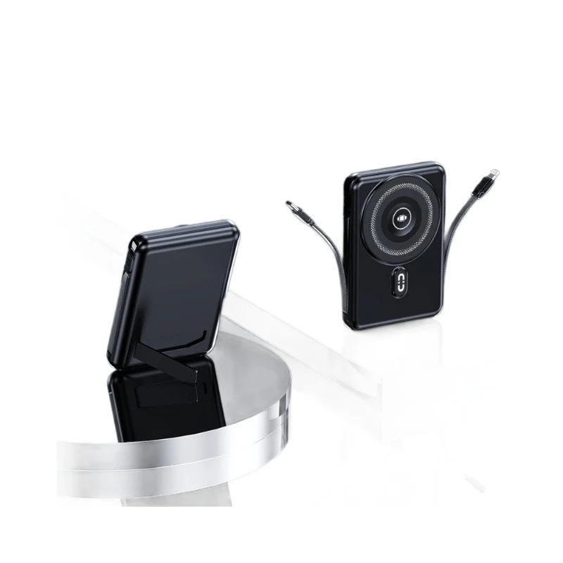 Tragbare Powerbank mit integriertem Ständer und Schnellladefunktion Skanto
