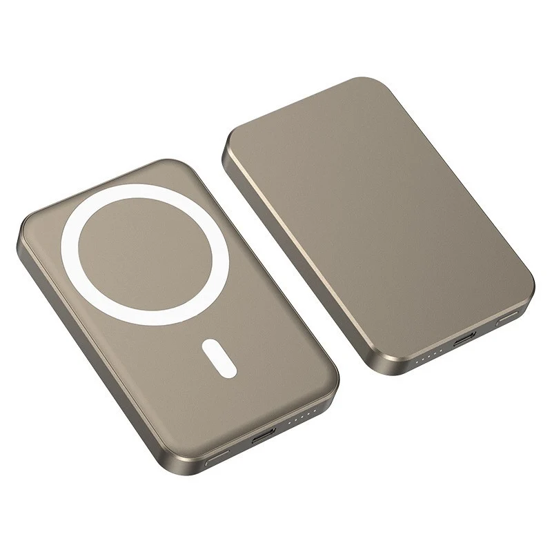 Magnetische Powerbank mit Qi-Schnellladefunktion Skanto