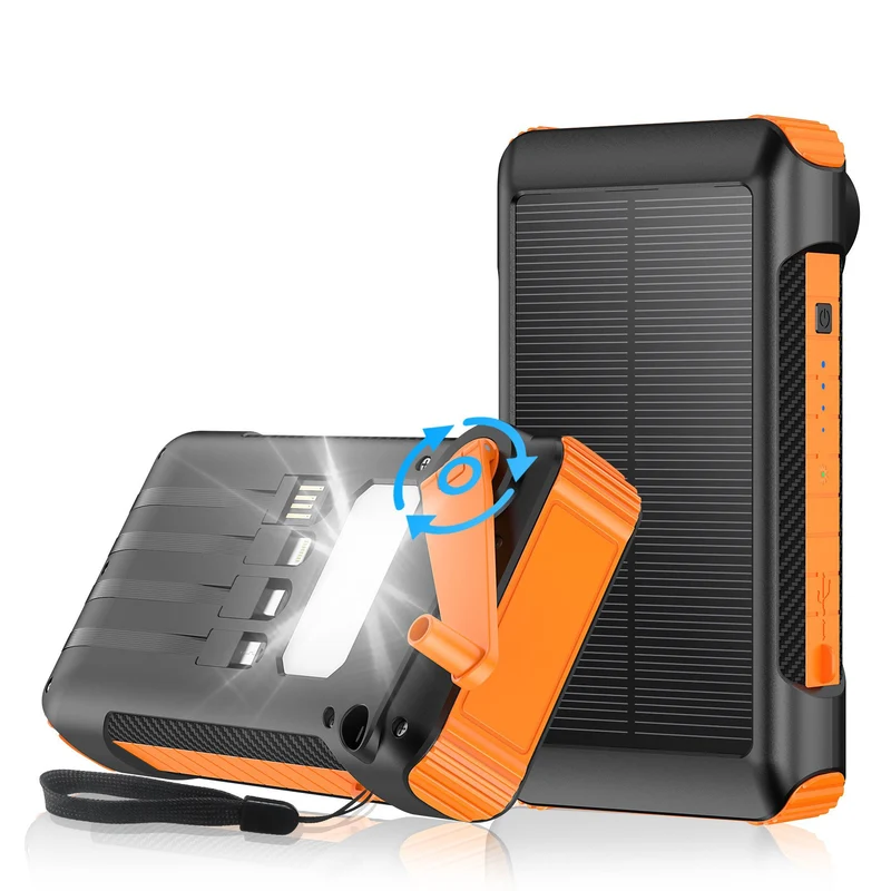 Solar-Powerbank mit Schnellladefunktion Skanto