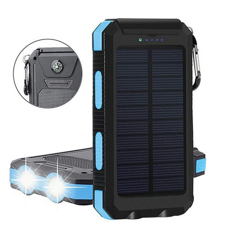 Solar-Powerbank mit robustem Gehäuse und hoher Kapazität Skanto