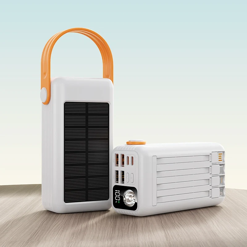 Solar-Powerbank mit mehreren USB-Anschlüssen Skanto