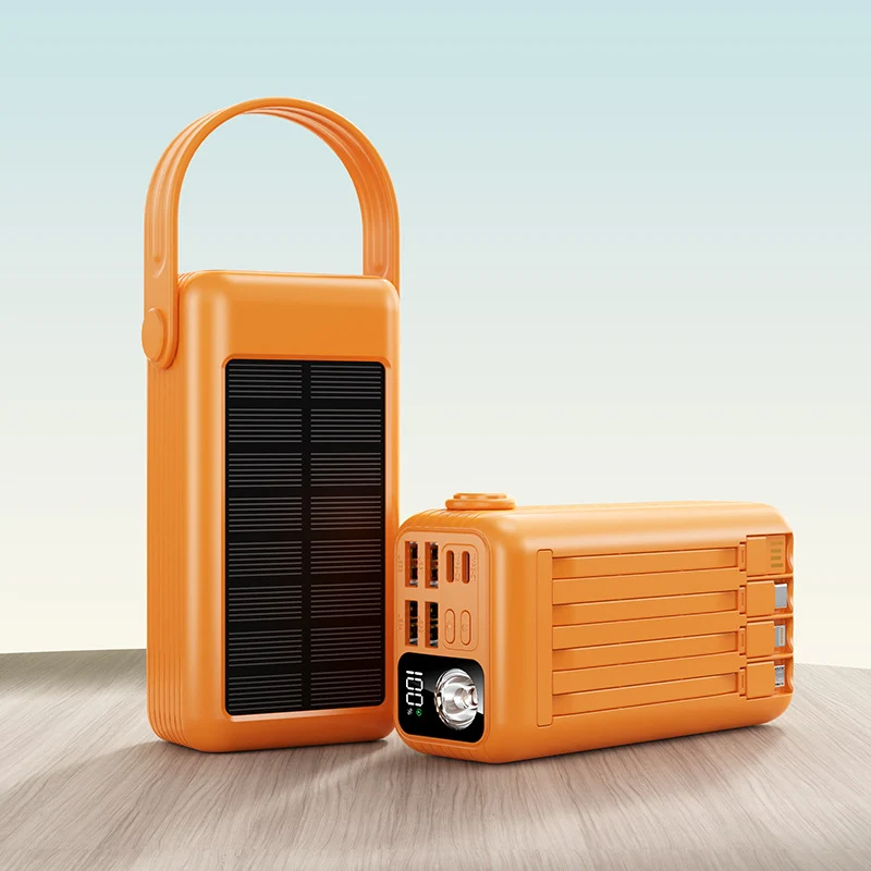 Solar-Powerbank mit mehreren USB-Anschlüssen Skanto
