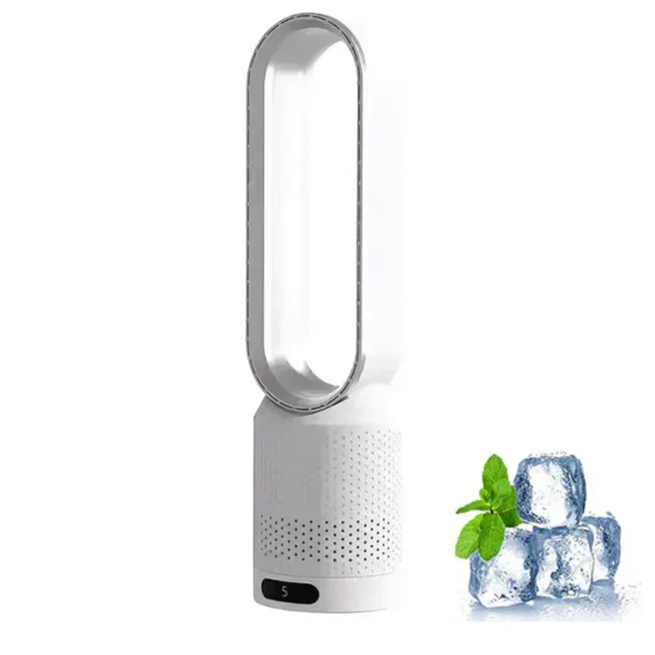 Tragbarer blattloser Ventilator mit Luftreinigung und Fernbedienung | Skanto