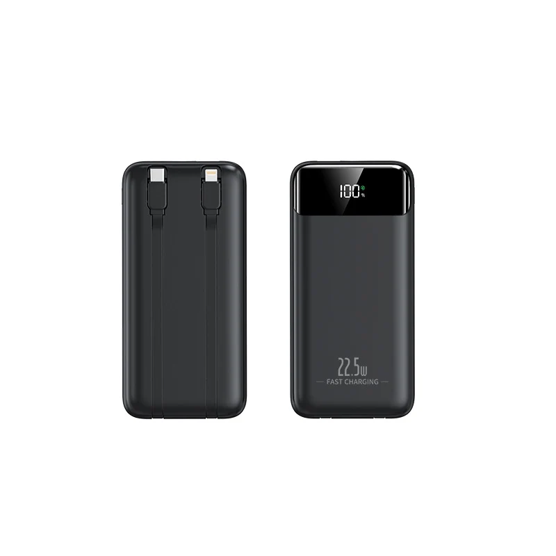Powerbank mit Schnellladefunktion und digitaler Leistungsanzeige Skanto