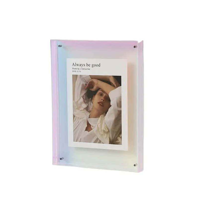 Skanto | Bunter transparenter Acryl-Fotorahmen für lebendige Erinnerungen