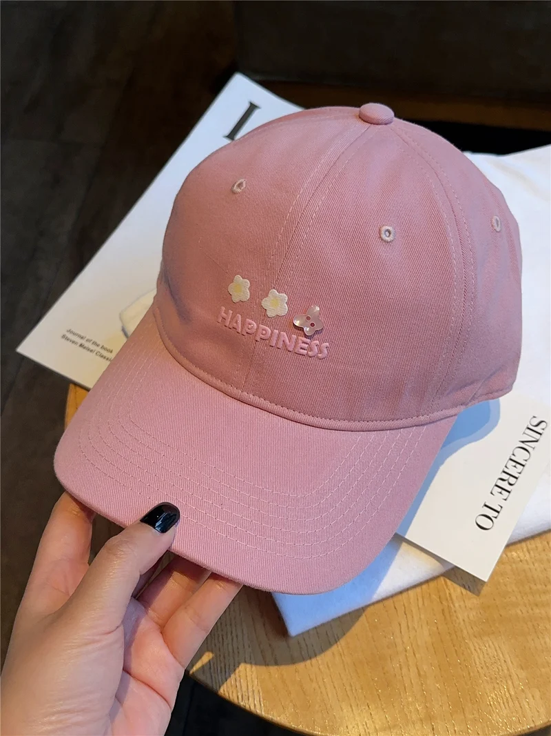 Bestickte Baseballkappe für Damen mit Glücksmotiv Skanto