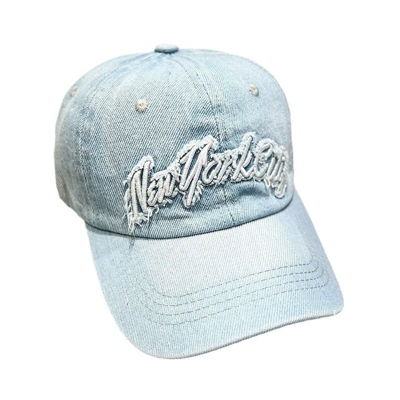 Damen Cap im Used-Look aus Jeans Skanto