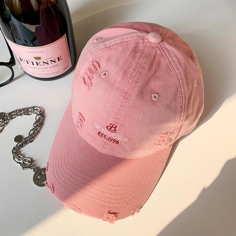 Damen Distressed Lässige Baseballkappe Skanto