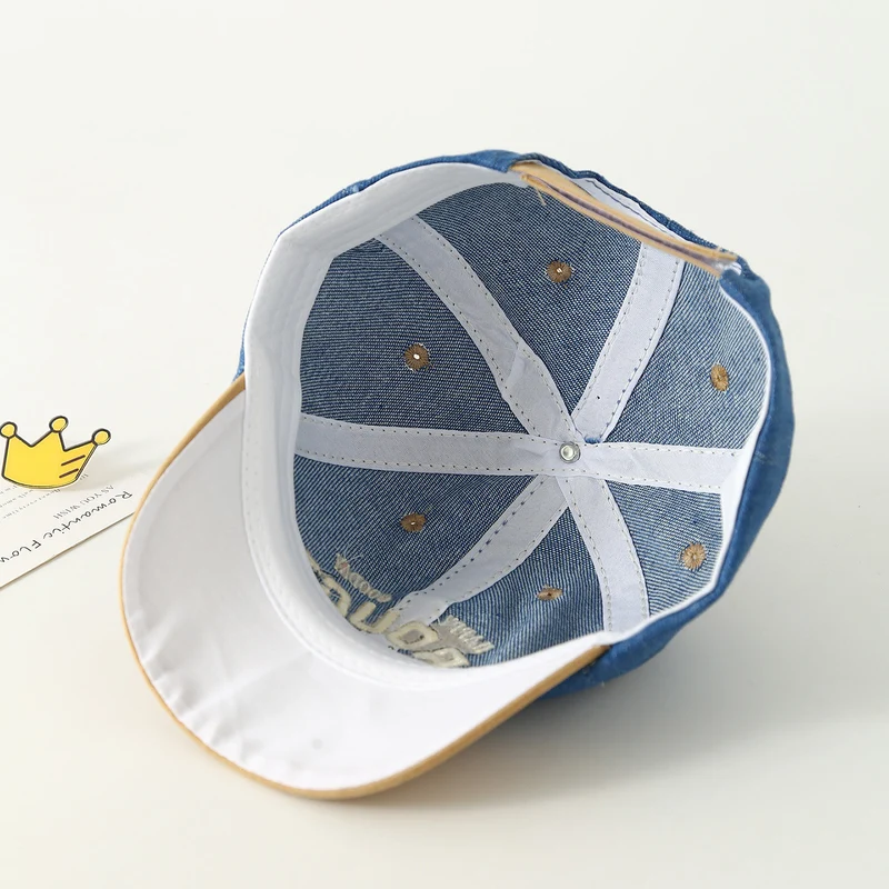 Unisex Verstellbare Denim Baseball Caps Skanto