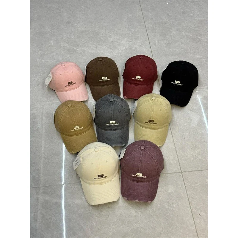 Vintage Distressed Baseballkappe für Herren Skanto