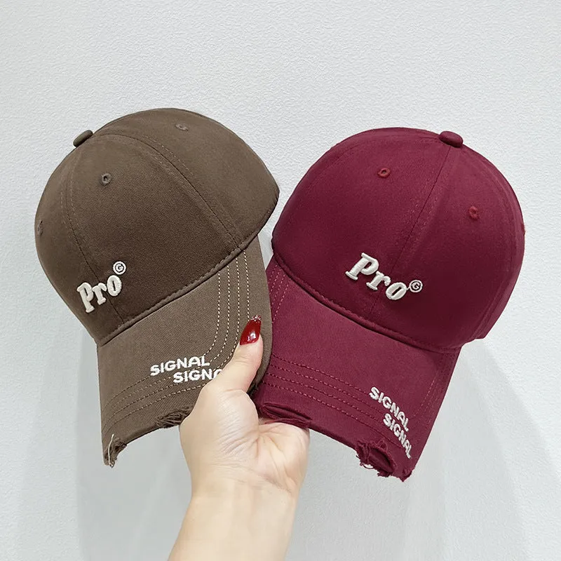 Damen Lässige Distressed-Baseballkappe Skanto