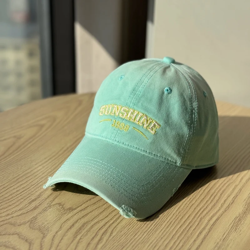 Damen Lässige Distressed-Baseballkappe Skanto
