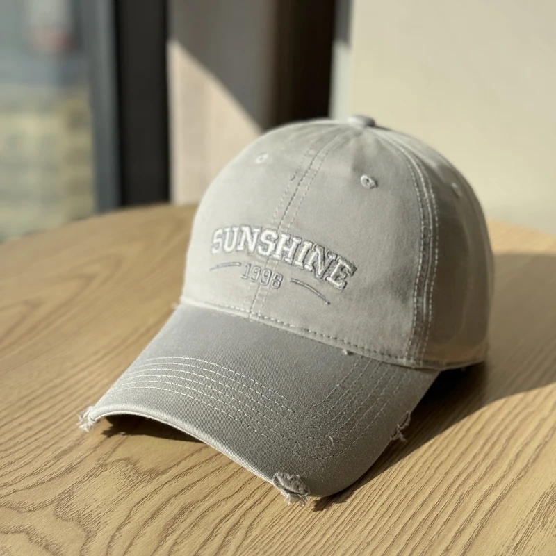 Damen Lässige Distressed-Baseballkappe Skanto