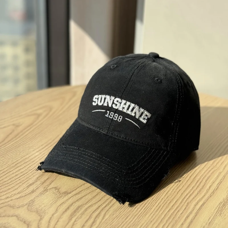 Damen Lässige Distressed-Baseballkappe Skanto