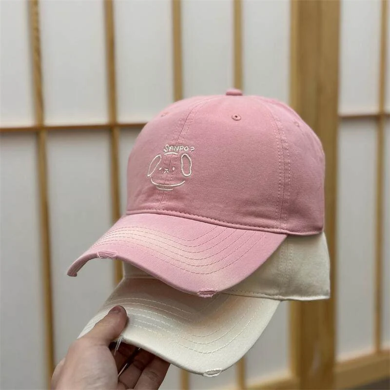 Damen Lässige Baseballkappe mit Charakterstickerei Skanto