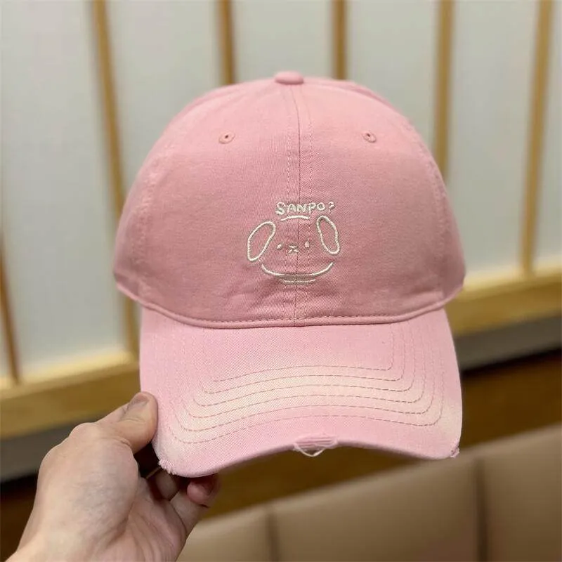 Damen Lässige Baseballkappe mit Charakterstickerei Skanto