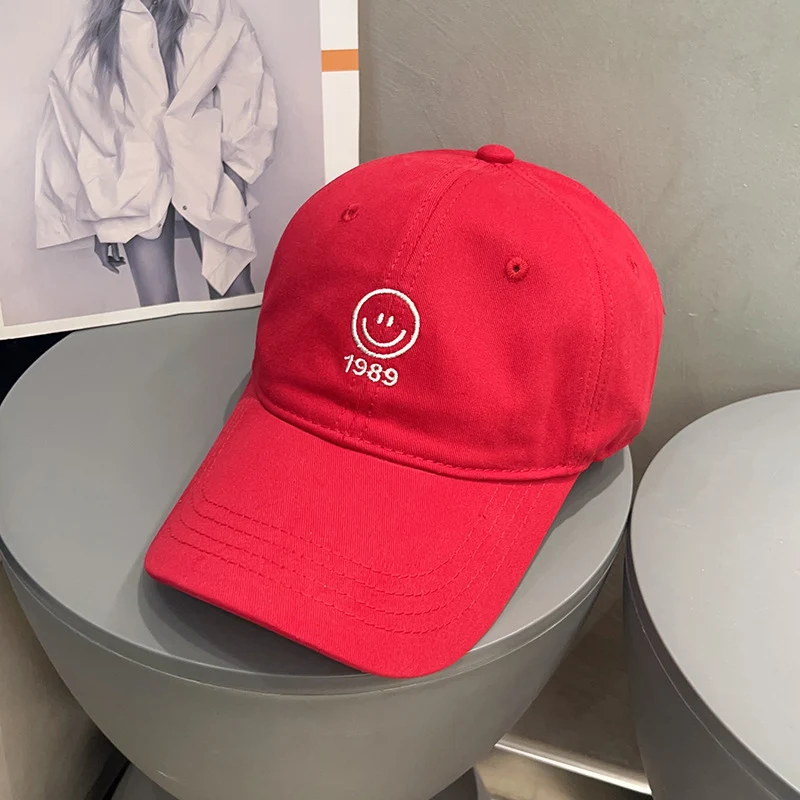 Lässige Herren-Baseballkappe Skanto mit Smiley-Stickerei