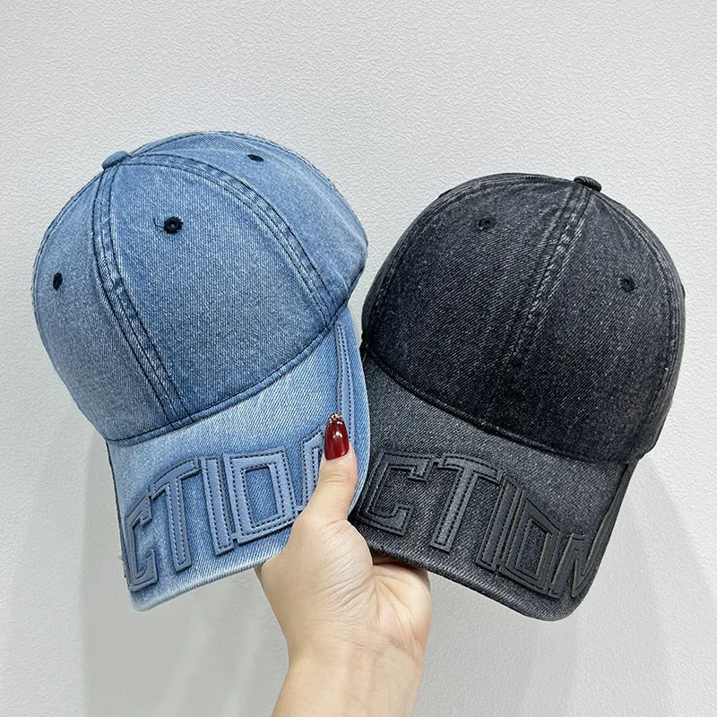Unisex Stylische Denim-Baseballkappe Skanto