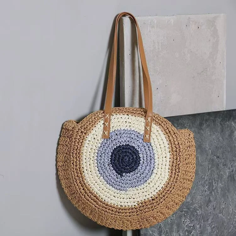 Trendige Strohtasche Skanto