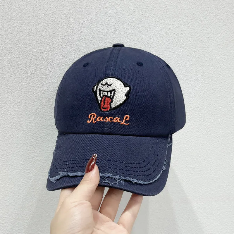 Unisex Bestickte Kappe mit lustigem Charakter Skanto