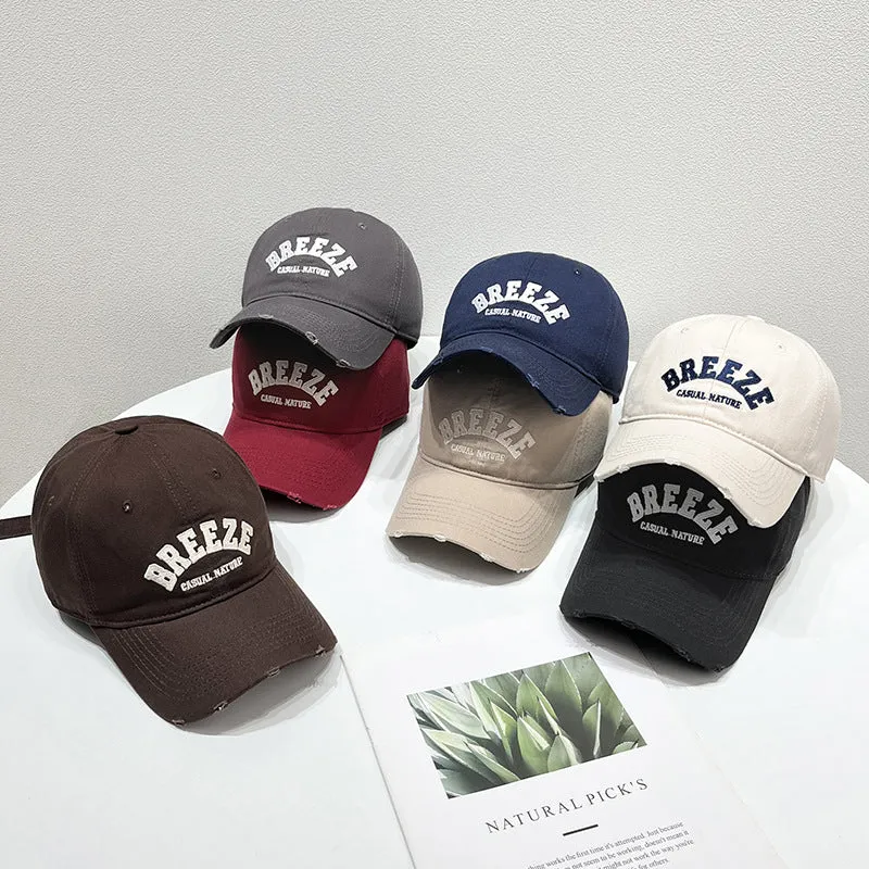 Herren Freizeit Baumwollkappe im Used-Look Skanto