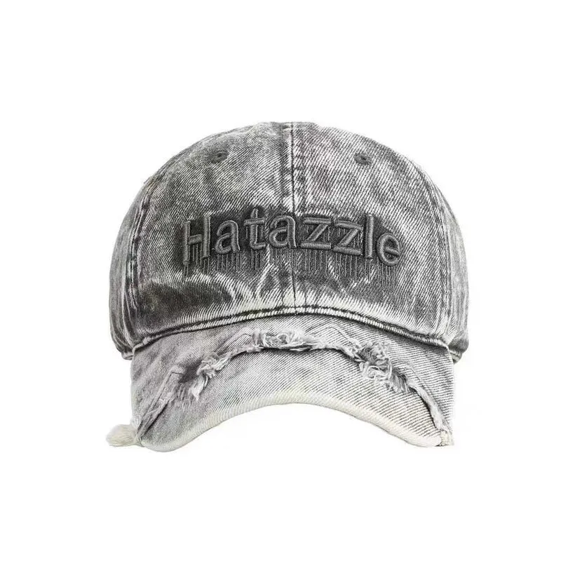 Herren Distressed Denim Baseballkappe Skanto 1784270737