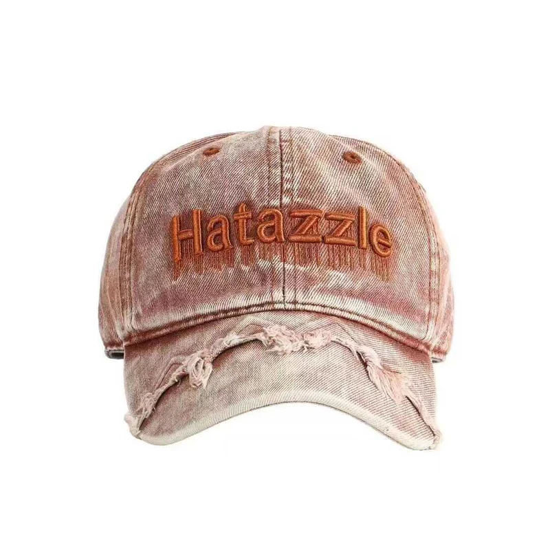 Herren Distressed Denim Baseballkappe Skanto 1784270737