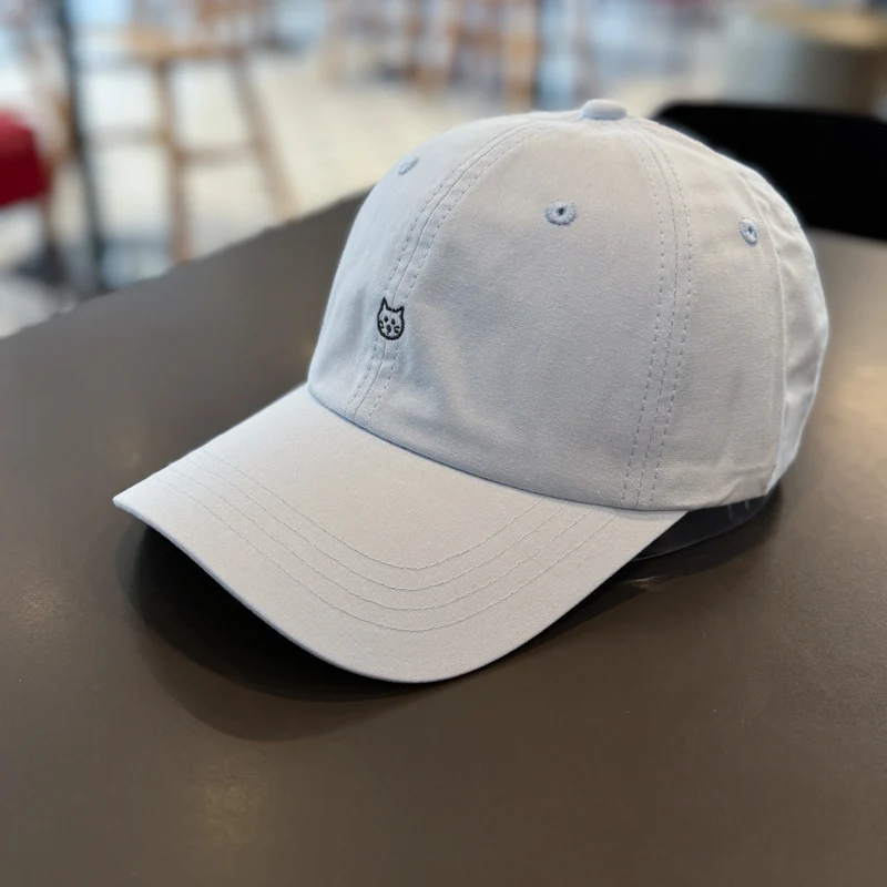 Unisex Baseballkappen mit süßer Katzenstickerei Skanto