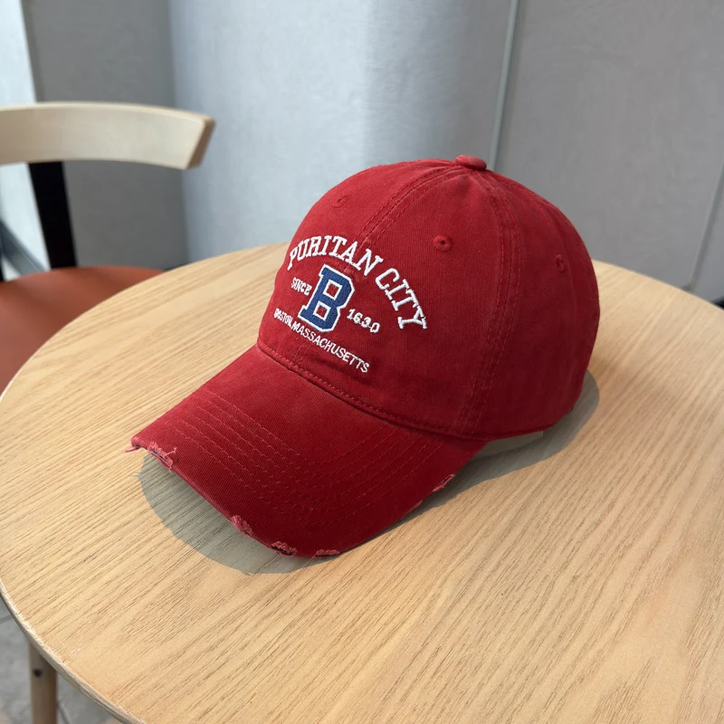Herren Baumwoll-Baseballkappe im Used-Look Skanto 1784270269