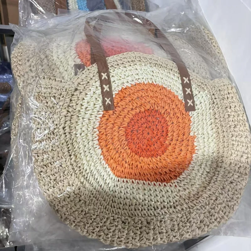 Geflochtene Rundtasche Skanto