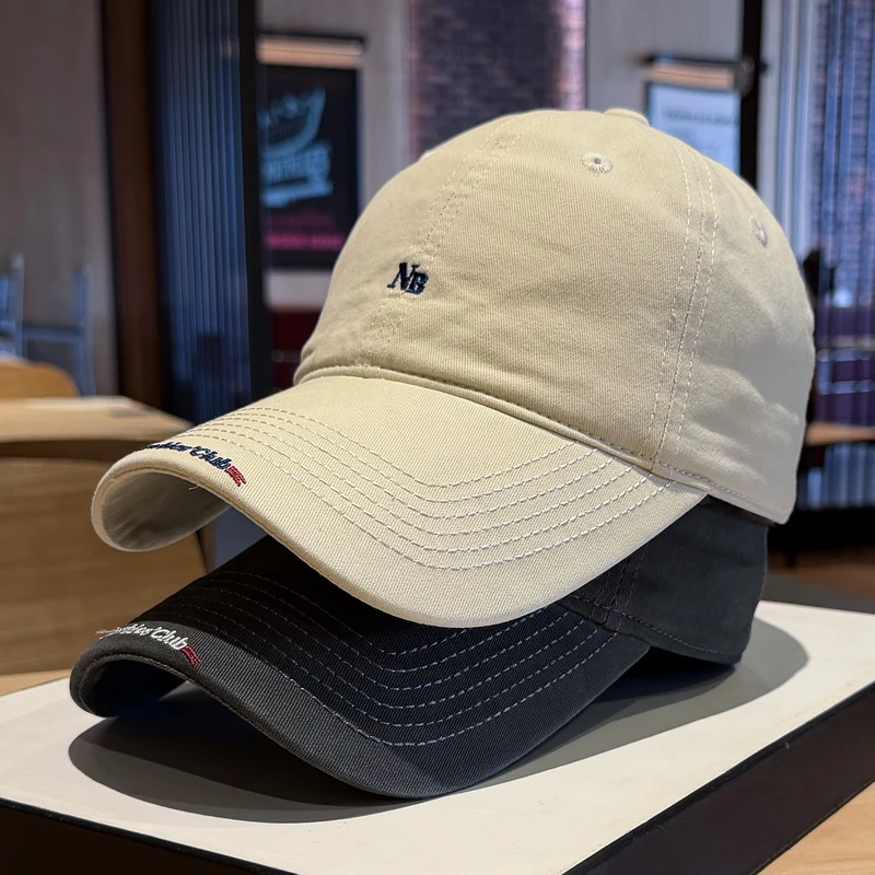 Herren lässige, verstellbare Baseballkappe im Used-Look Skanto
