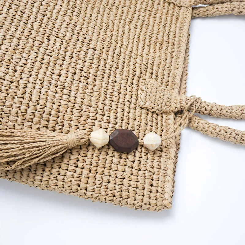 Geflochtene Tasche aus Naturmaterial Skanto