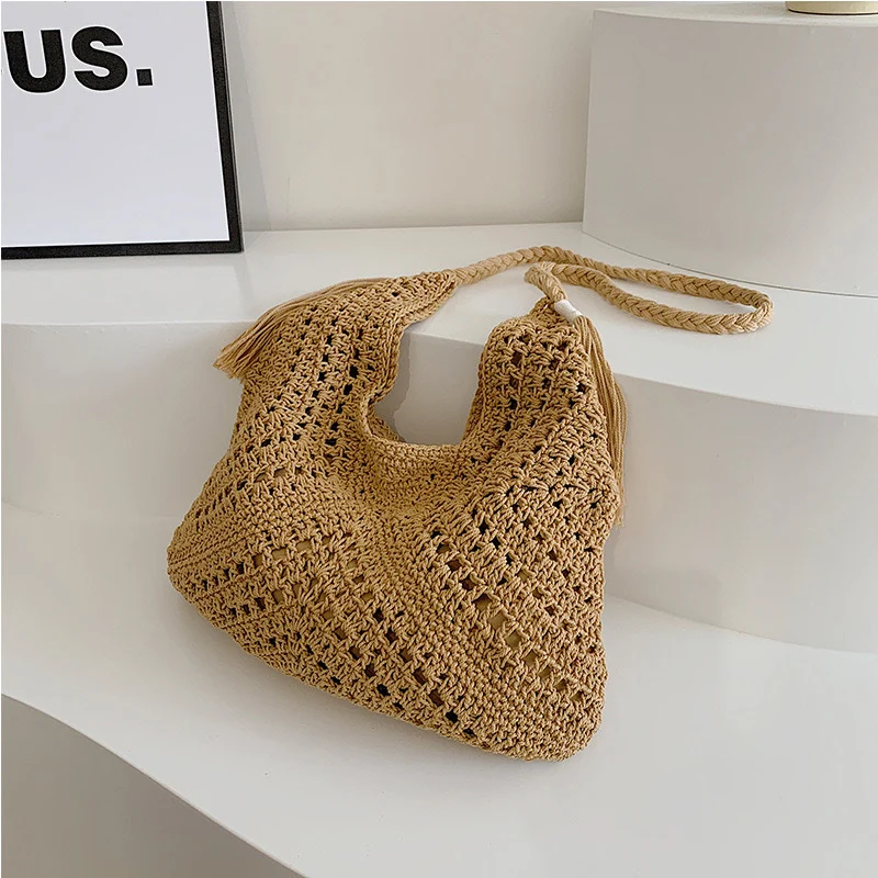 Geflochtene Makramee-Tasche Skanto