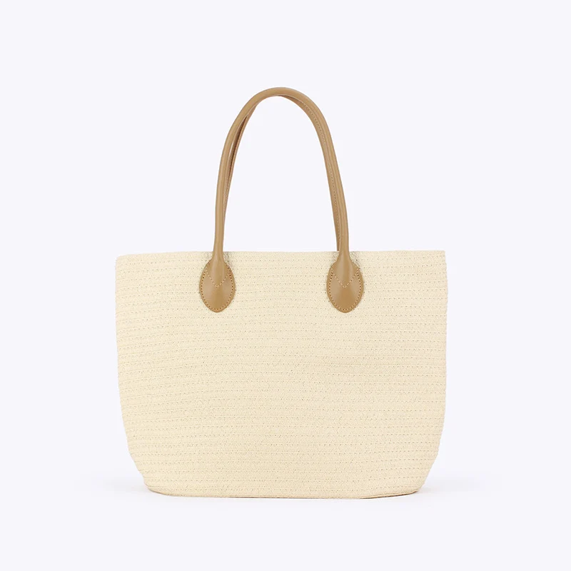 Handtasche aus strukturiertem Naturmaterial Skanto