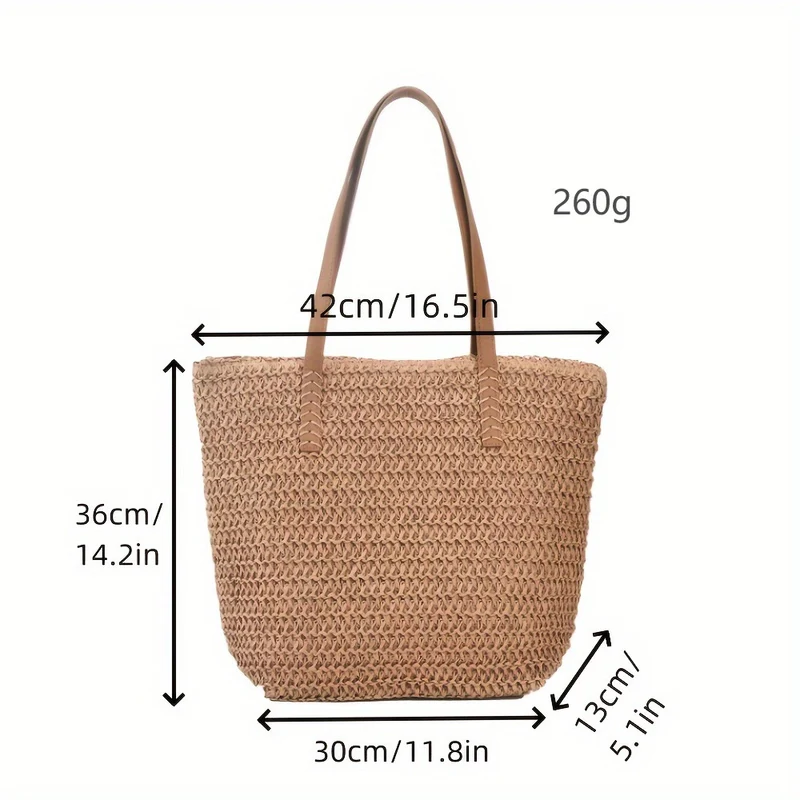 Handtasche aus geflochtenem Naturmaterial Skanto