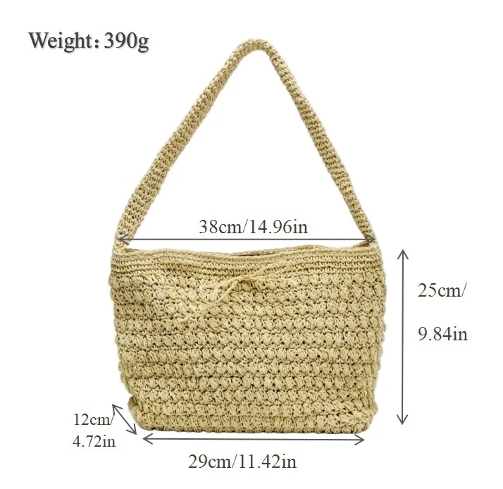 Moderner Makramee-Shopper Skanto
