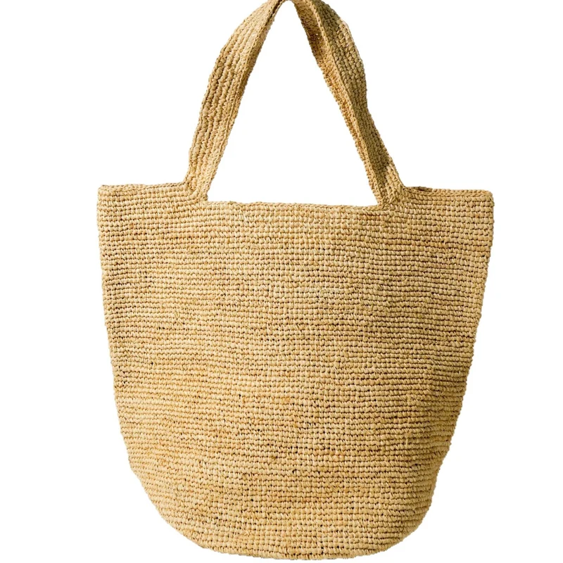 Handgefertigte Strandtasche aus Naturmaterial Skanto