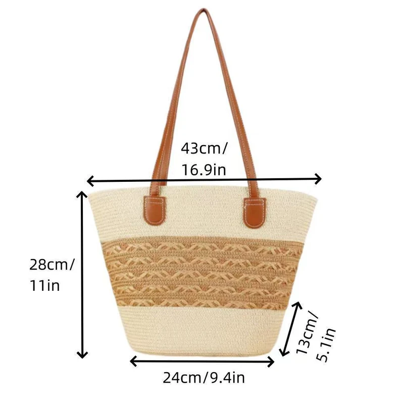Elegante Strohtasche Skanto