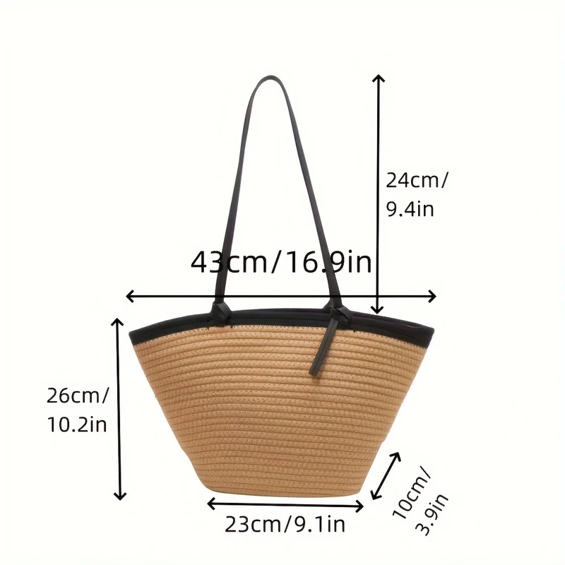 Elegante Strandtasche mit hochwertigen Details Skanto