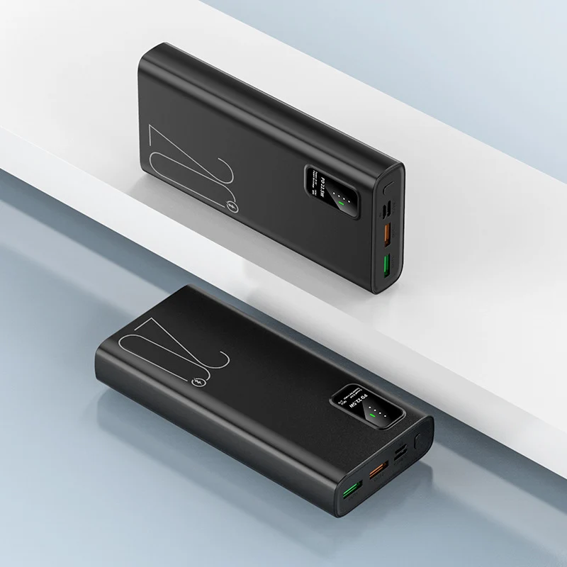 Powerbank mit intelligentem Ladekonzept und digitaler Kapazitätsanzeige Skanto