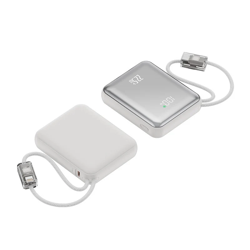 Powerbank mit integriertem Schnellladen und digitaler Kapazitätsanzeige Skanto