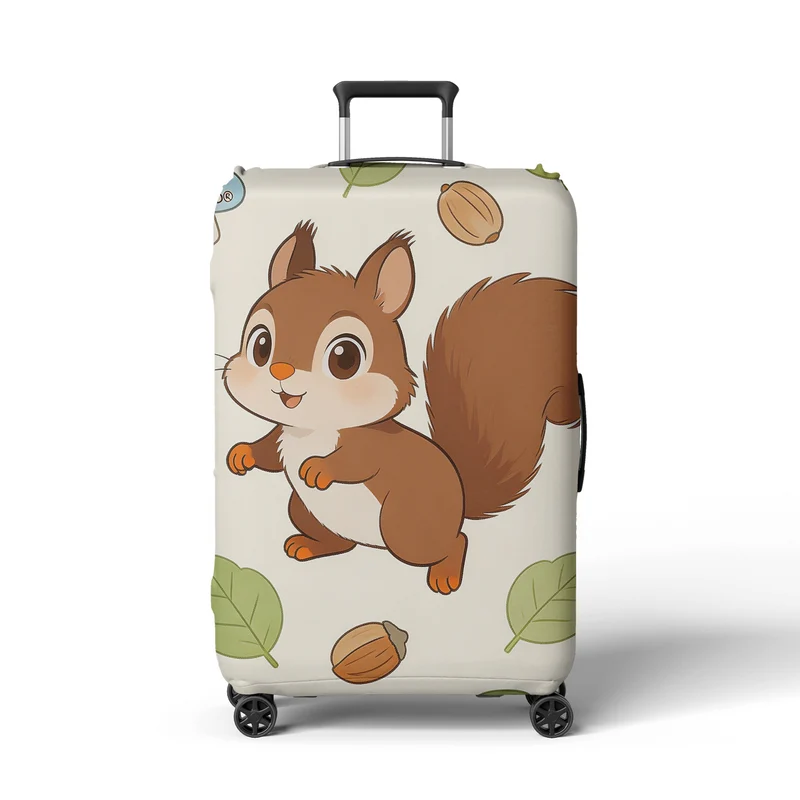 Damen Kofferhülle mit niedlichem Corgi-Design Skanto