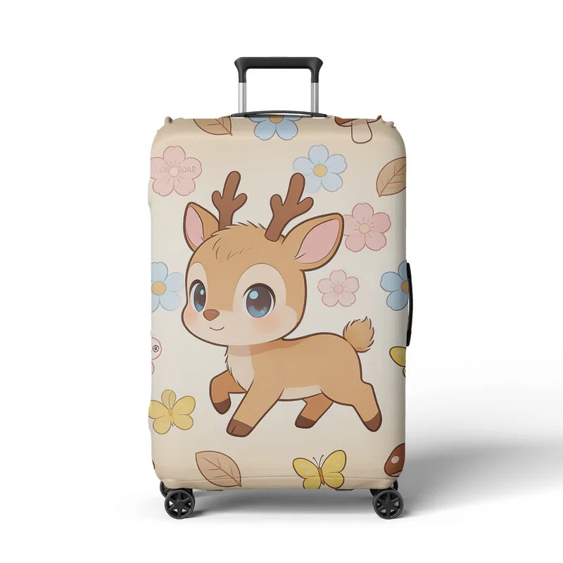 Damen Kofferhülle mit niedlichem Corgi-Design Skanto