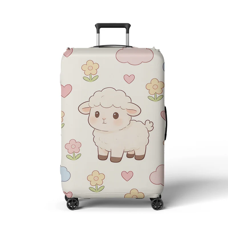 Damen Kofferhülle mit niedlichem Corgi-Design Skanto
