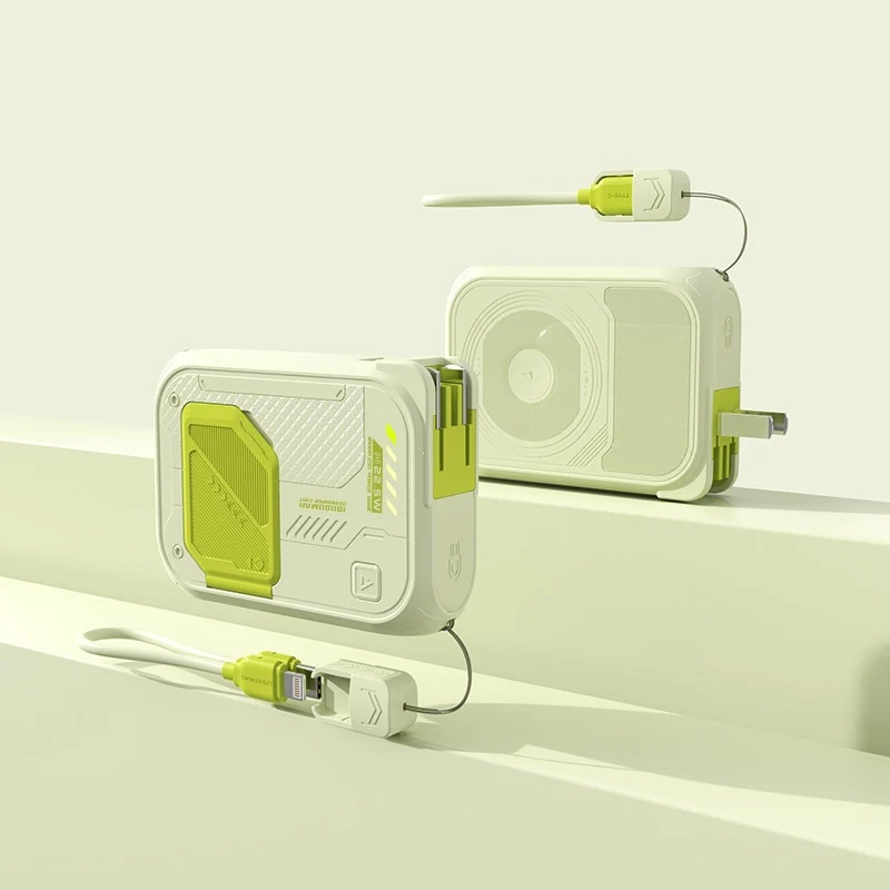 Multifunktionale Powerbank mit integriertem Ladekabel und exzellenter Schnellladefunktion Skanto