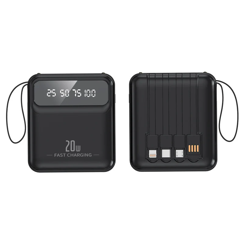 Tragbare Powerbank mit integrierter Multifunktions-Ladetechnologie Skanto